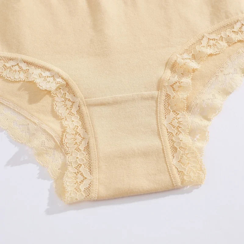 3Pcs/Set Women's Seamless Cotton Briefs Women Panties Solid Color Breathable Underwear Female Low Waist Soft Lingerie S-XXL