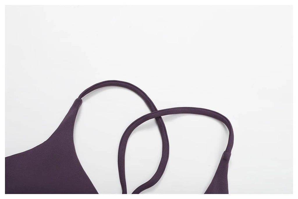 Hearuisavy Breathable Sports Bra Women Quick Drying ShockProof Gym Workout Top Casual Yoga Clothing Push Up Running Fitness Bras