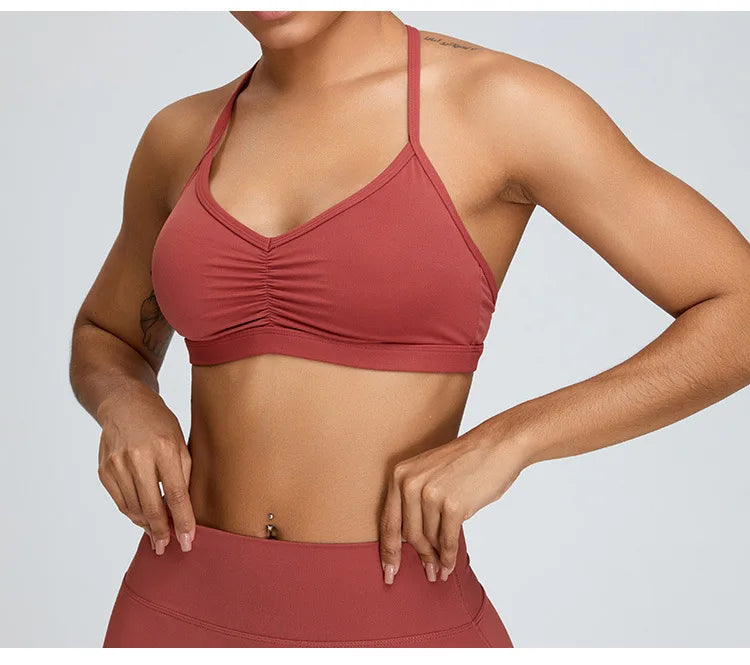 Seamless Sports Bra Women Underwear Sexy Back Shockproof Workout Fitness Bra Quick Drying Training Sports Running Yoga Tank Top