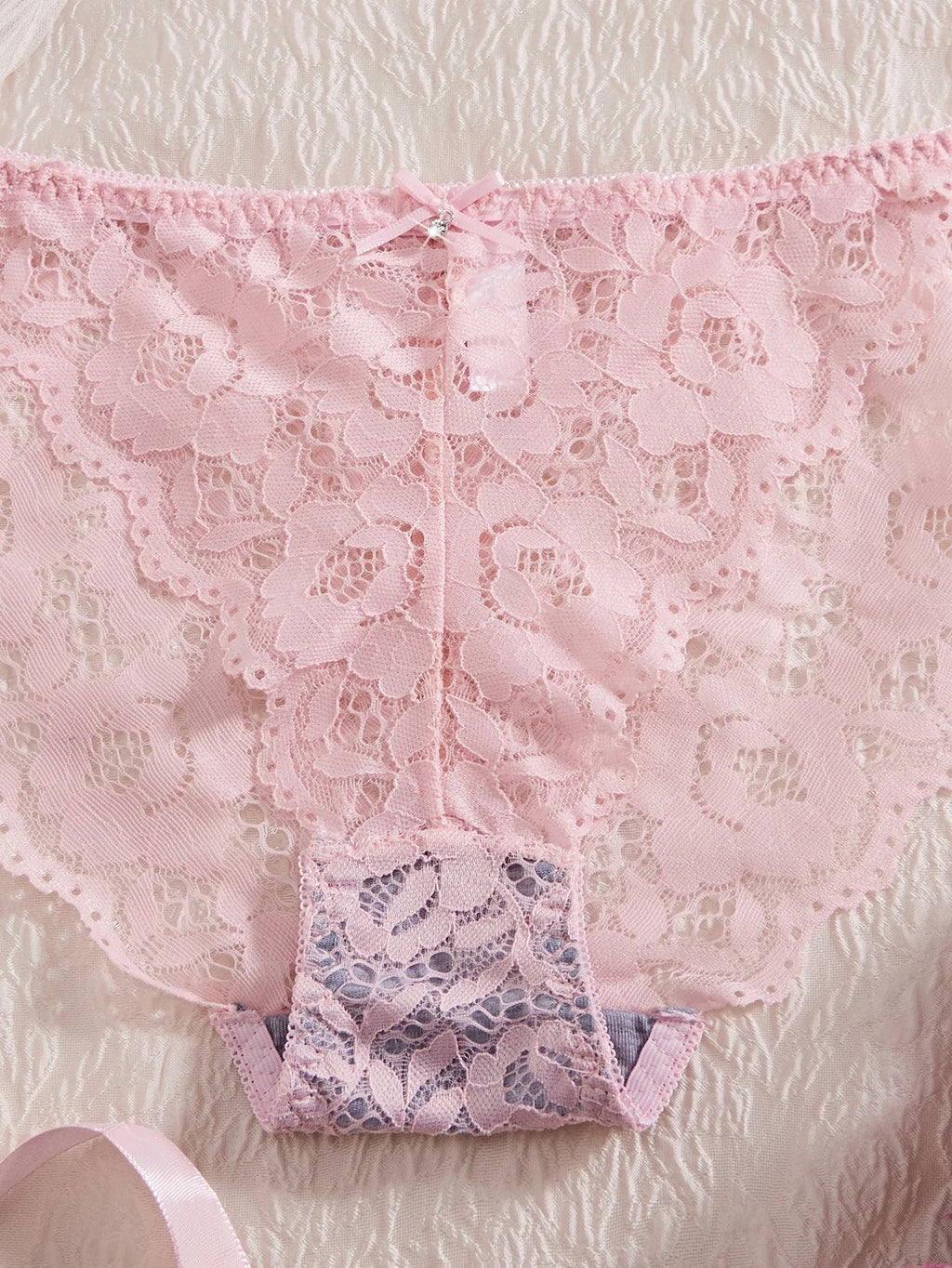 6-Piece Set Lace Women's Underwear Set No Lining Lace Push up Bra Comfortable Fitting Sexy Mesh Lace Panties Women's Bra Set