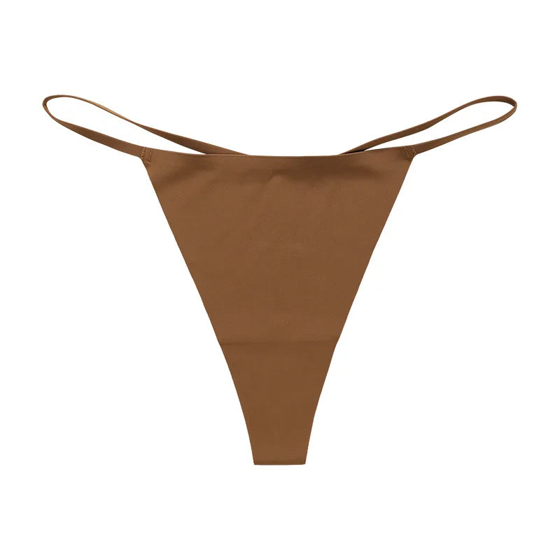 Ice Silk Leopard Women Panties Sexy G String Seamless Thong Underwear Girls Briefs Low Waist Traceless Underpants Plus Size S-XL