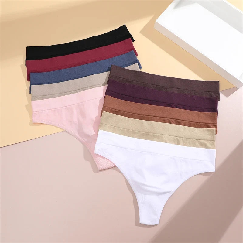 3PCS Seamless Women's Lingerie Female Thongs Sexy Underwear Low-Rise Underpant Women's Panties Intimates Bikini Briefs S-XL