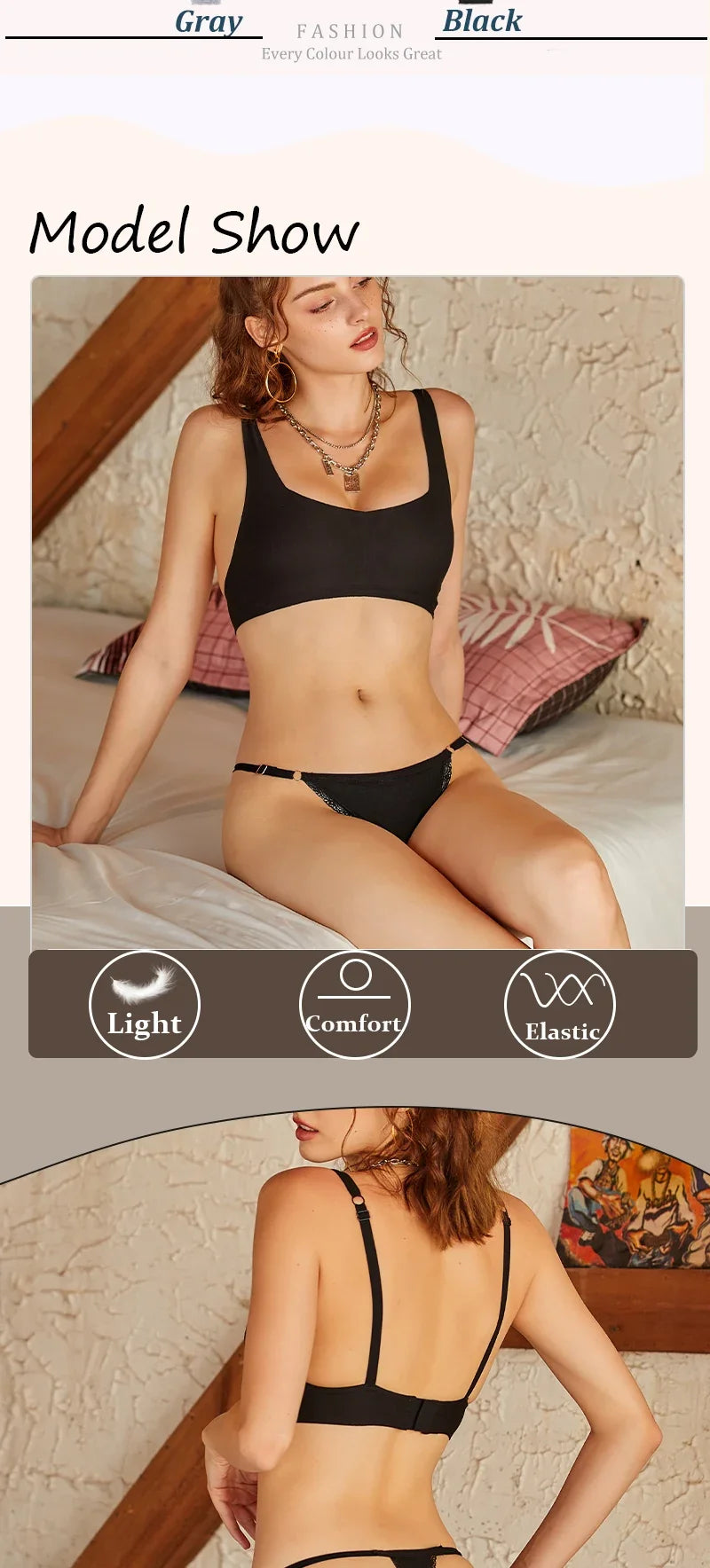 5PCS Women Cotton Panties Sexy Adjustable Waist G-String Women's Underwear T-Back Lingerie Femme Underpants Briefs Thong Female