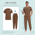 Unisex Nurse Scrubs Suit - Top & Pants