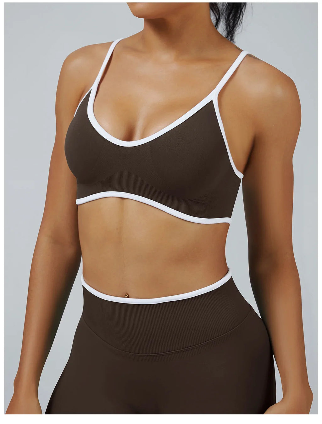 High Strength Sports Bra Seamless Yoga Top Women Fitness Gym Active Wear Back Cross Workout Push-up Fitness Running Underwear