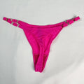 Low Rise Sexy Thong Women Underwear Briefs Seamless Panties Zebra Flower Luxury Metal Buckle G String Bikini Girls Female Panty