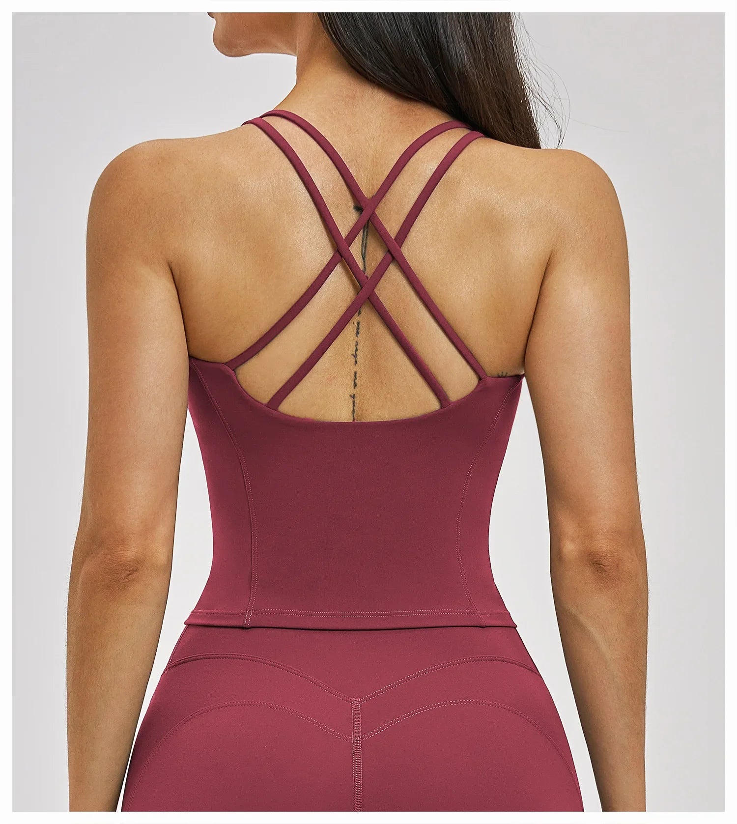 Sexy Fitness Yoga Bra Workout Top Gym Underwear Push Up High Strength Sports Bra Athletic Sport Bra Women Backless Yoga Crop Top