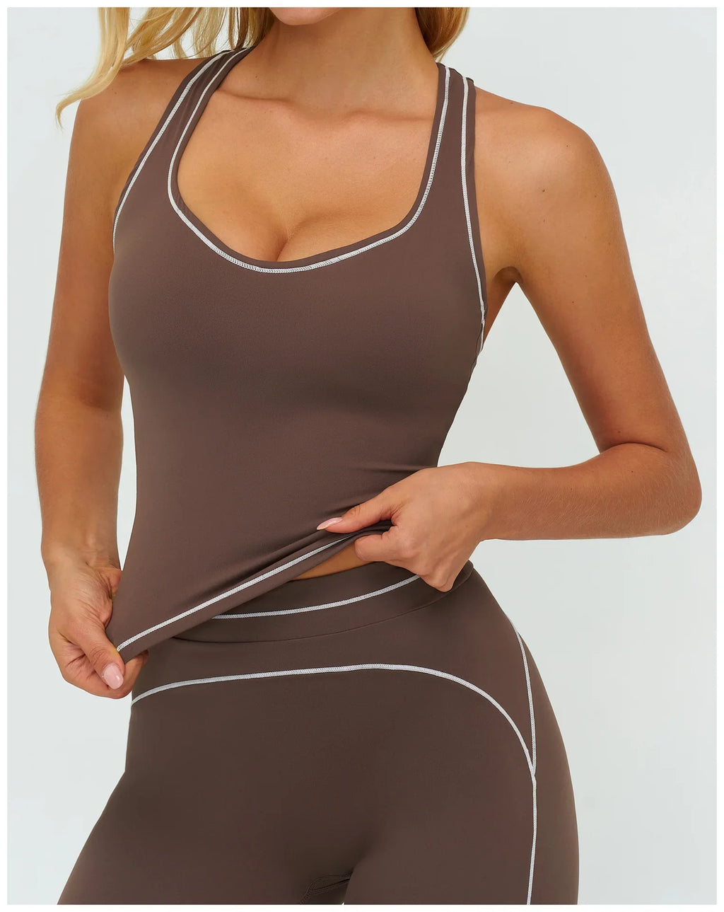 Woman Yoga Tank Top Gym Clothes Removable Chest Pad Fitness Bra Workout Halter Top Activewear Sexy Pilates Sports Vest Underwear