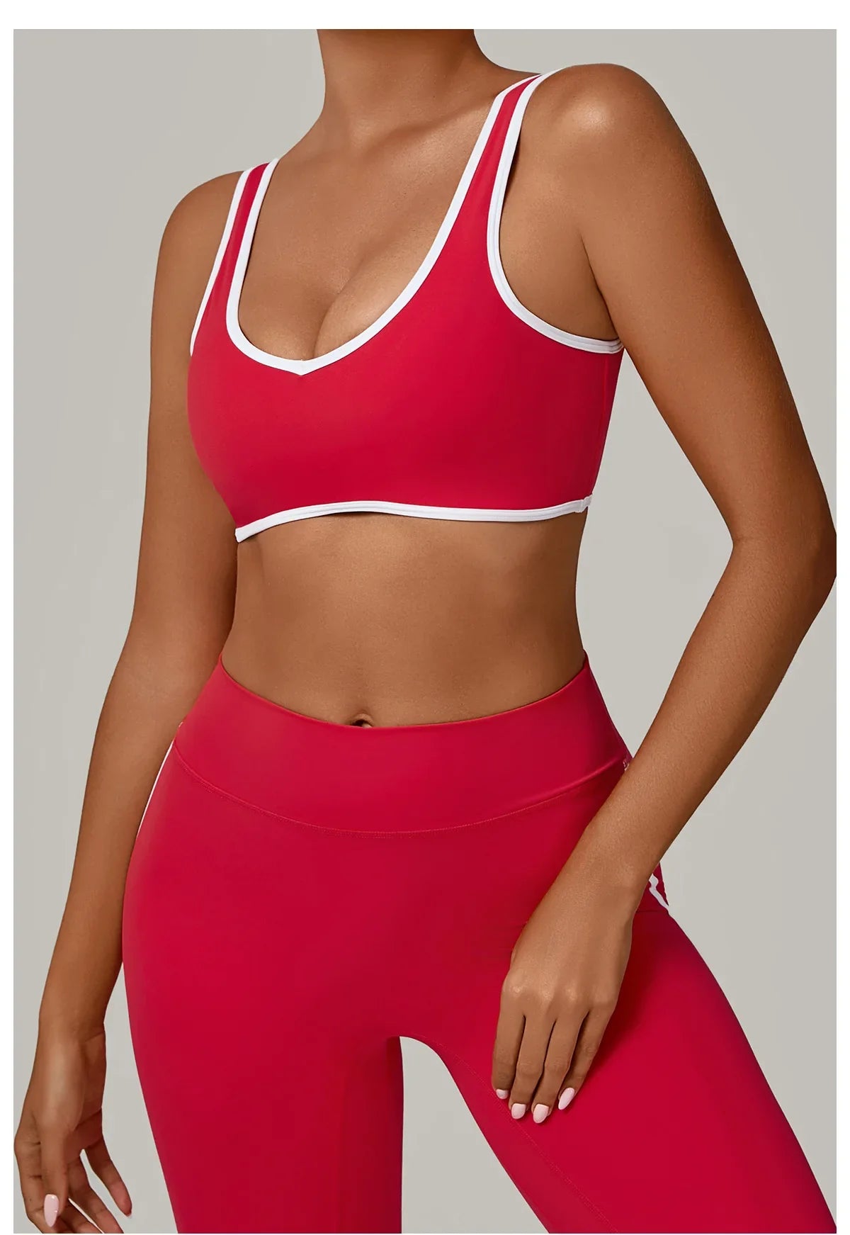 Breathable Sports Underwear Anti-Sweat Fitness Top Women Yoga Bra Shockproof Crop Top Push Up Running Sport Bra Gym Workout Top