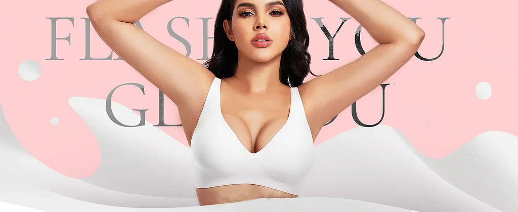 Pink Heart Seamless Wire-Free Comfortable Full-Cup Bra with Thin Molded Cups for Breathability and Support Beautiful Push Up Bra
