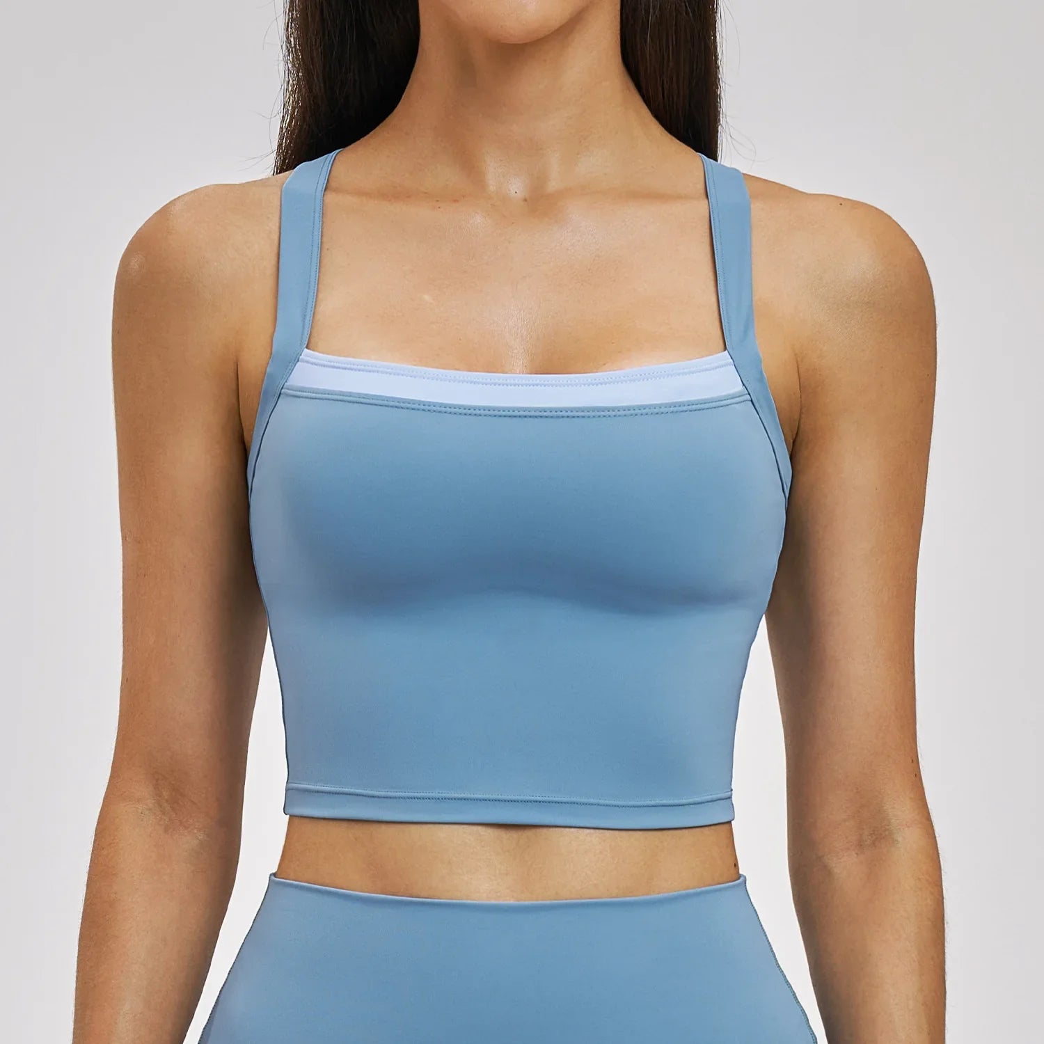 Yoga Bra Women High Strength Sport Bra Anti-Sweat Fitness Top Shockproof Crop Top Push Up Running Sport Bra Gym Vest Workout Top