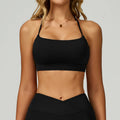 Sexy Underwear Women Tops Back Cross Strap Tank Top Push Up Running Sports Bra Breathable Soft Fitness Beauty Workout Yoga Bra