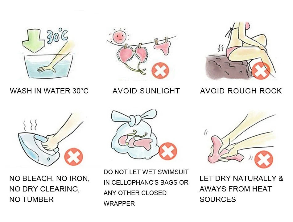 2Pcs Laser Flower Swimsuit Sexy Women Bikini Bandeau Biquini Female Push Up Swimwear Ptachwork Bathing Suits Bodysuit Beachwear