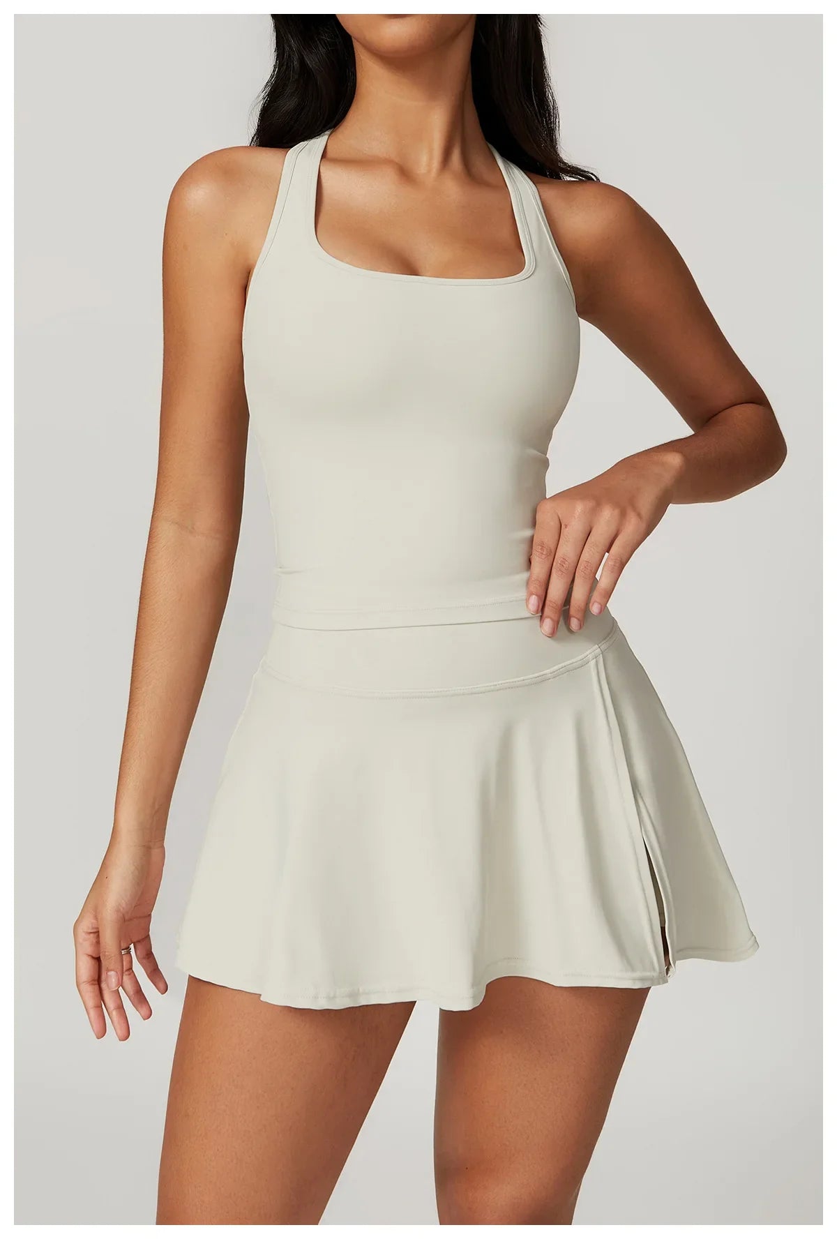 New Yoga Short Skirt Women Summer Comfortable Slit Yoga Skirt Fitness Outdoor Riding Skirt Anti-voyeur Sports Skirt High Quality