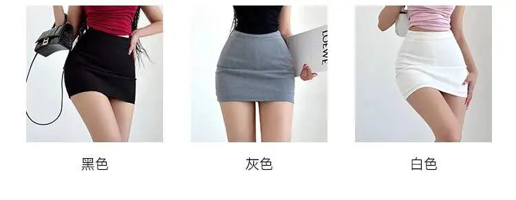 Pure Desire High Waist Tight A-line Wrapped Hip Short Skirt Spring/Summer Slim Fashionable Spicy Girl Half Skirts 05L5