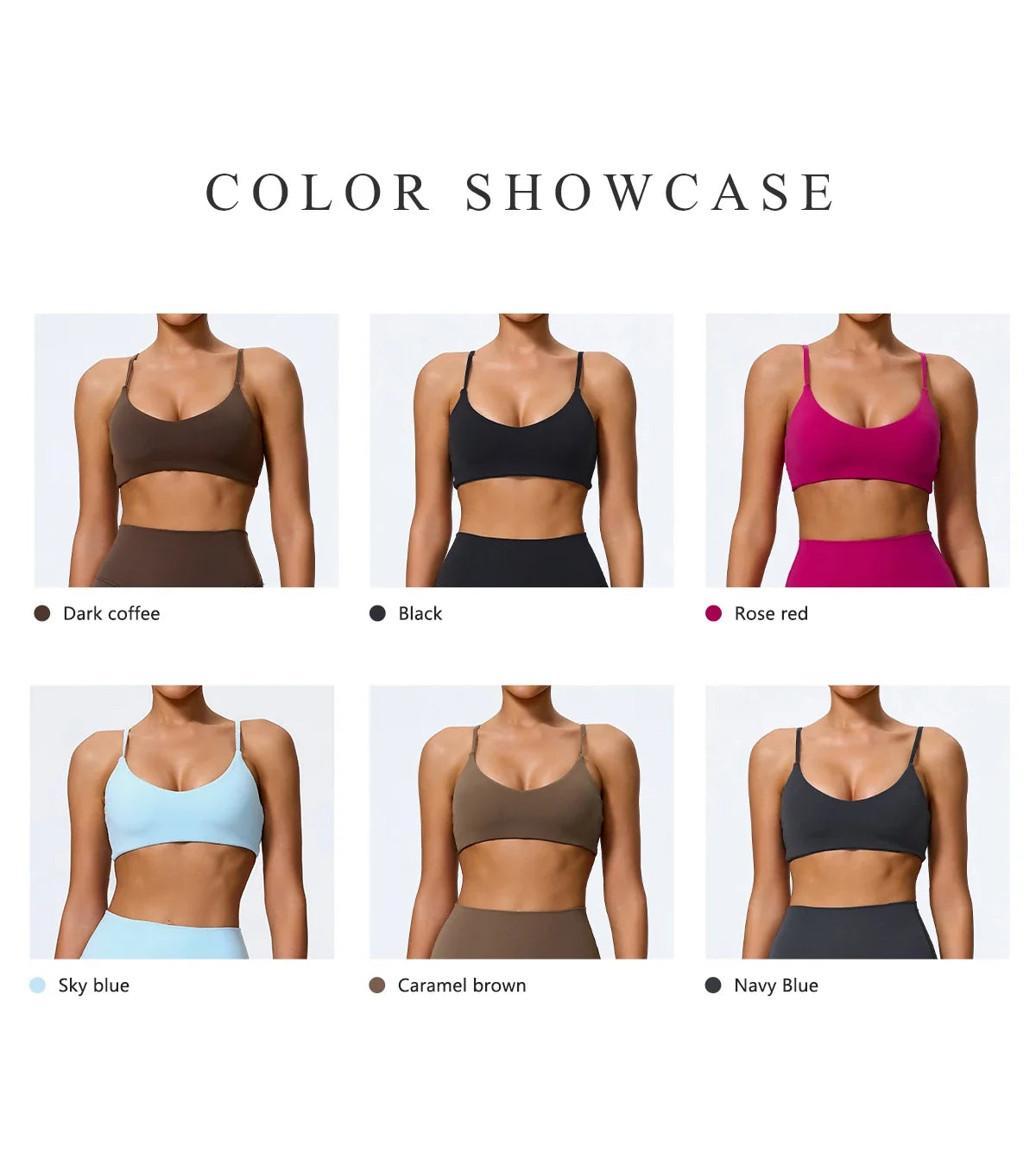 Hearuisavy Summer Super-Soft Women Quick Drying Sports Bra Breathable Gym Workout Top Fitness Underwear Push Up Running Yoga Top