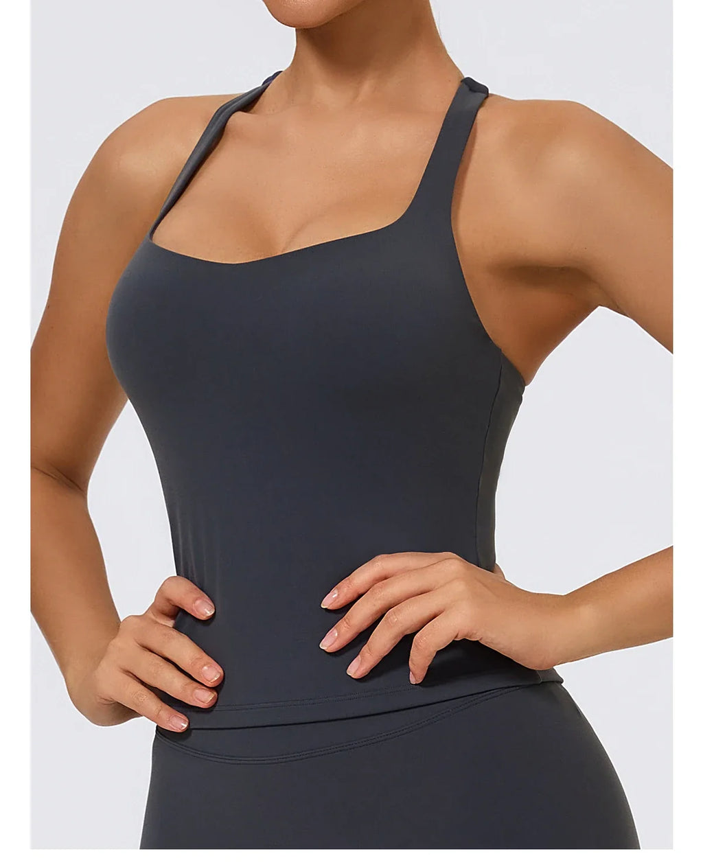 Hearuisavy Summer Woman Sports Vest I-Back Strap Design Gym Sportswear Breathable Quick Dry Fitness Tank Top Running Yoga Top