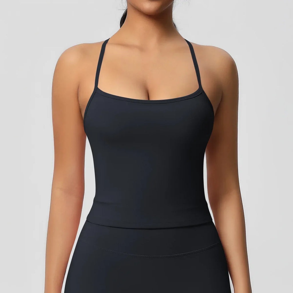Fitness Bra Women Cross Back Yoga Sports Bra Breathable Shock Proof Gym Workout Push up Top Yoga Running Active Sportswear Vest