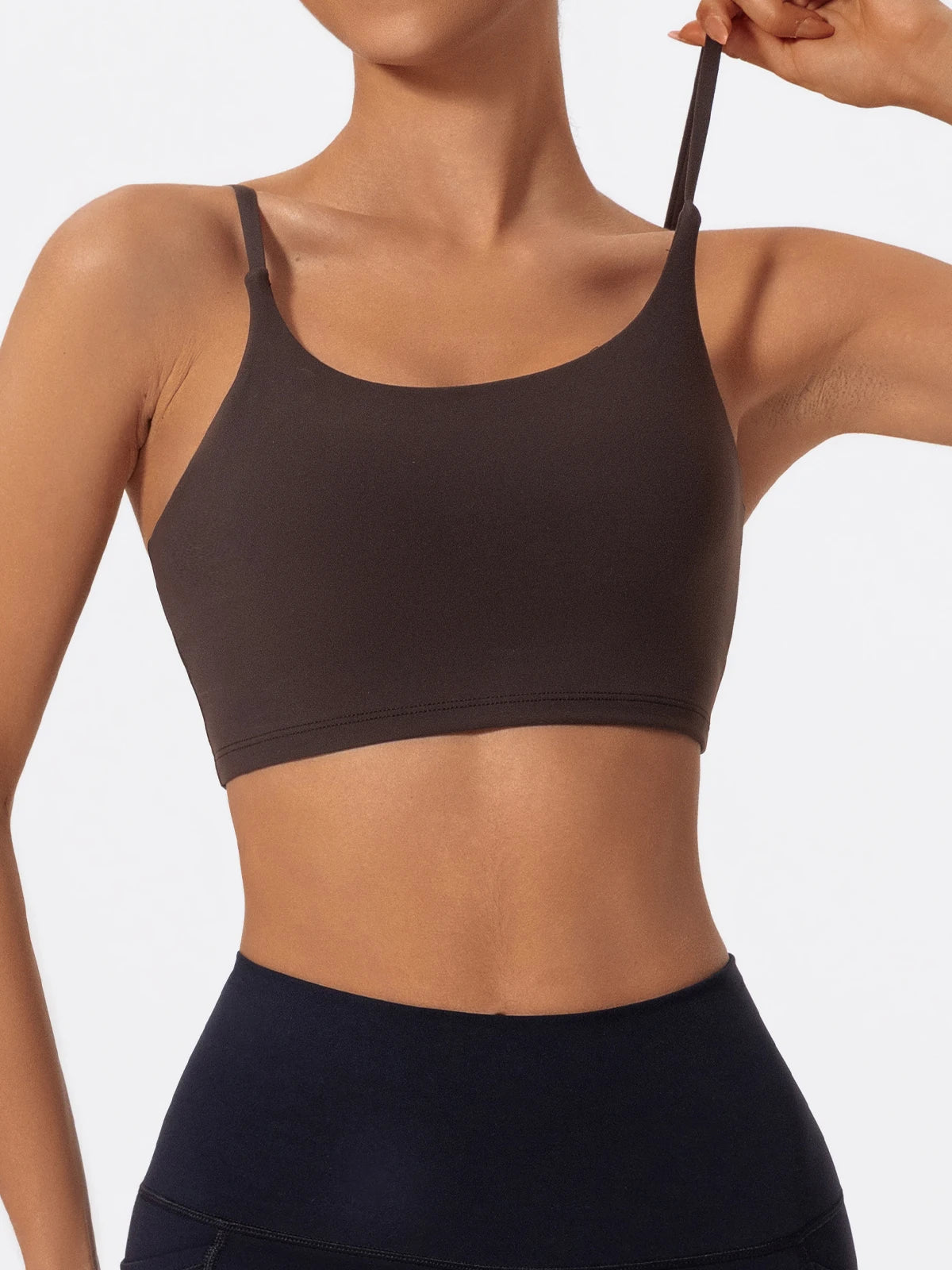 Hearuisavy Summer Ultra-Soft Fabrics Sports Bra Gym Top Women Push Up Workout Quick-Dry Yoga Top Sportswear Fitness Underwear