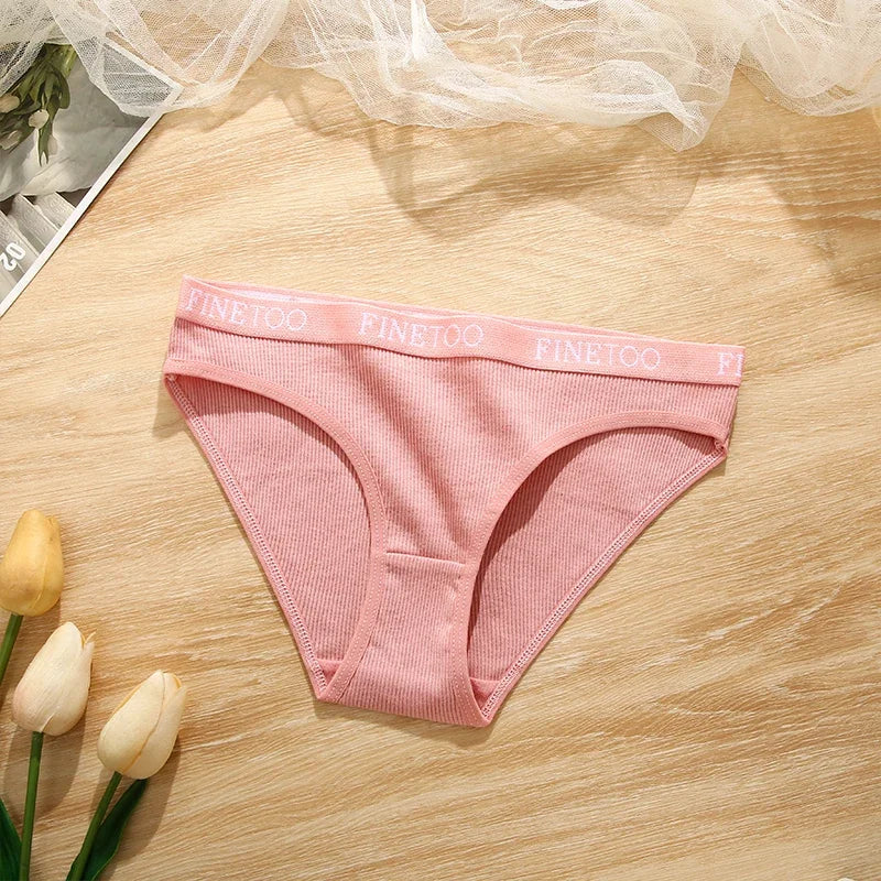 1Pcs Women' Cotton Pantys Sexy Comfortable Letter Printed Woman Briefs Ladies Underpants Fashion Girls Lingerie M-XXL
