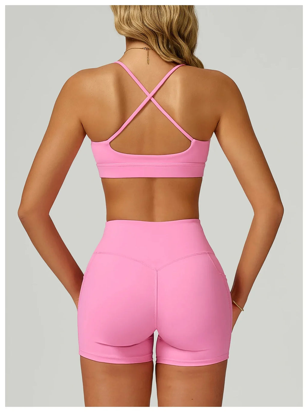 Sexy Underwear Women Tops Back Cross Strap Tank Top Push Up Running Sports Bra Breathable Soft Fitness Beauty Workout Yoga Bra