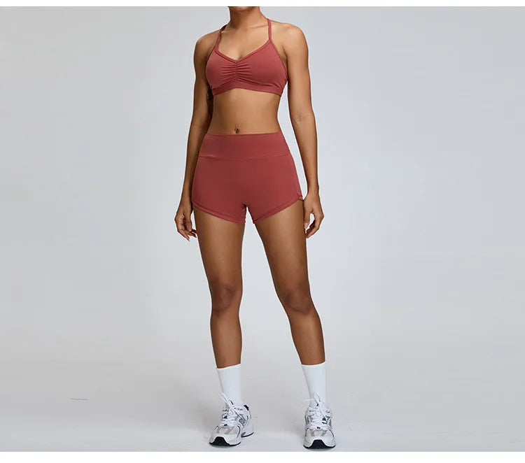 Yoga Shorts Buttock Lift Scrunch Fitness Shorts Gym Legging Cycling Slim Fit Workout Shorts Women High Waist Sports Shorts Women