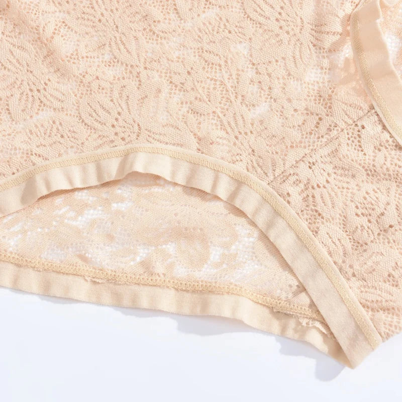 2Pcs/Set Women Sexy Panties Hollow Out Lace Floral Ladies Briefs Low Waist Solid Comfortable Hot Sale Female Underpants S-XXL