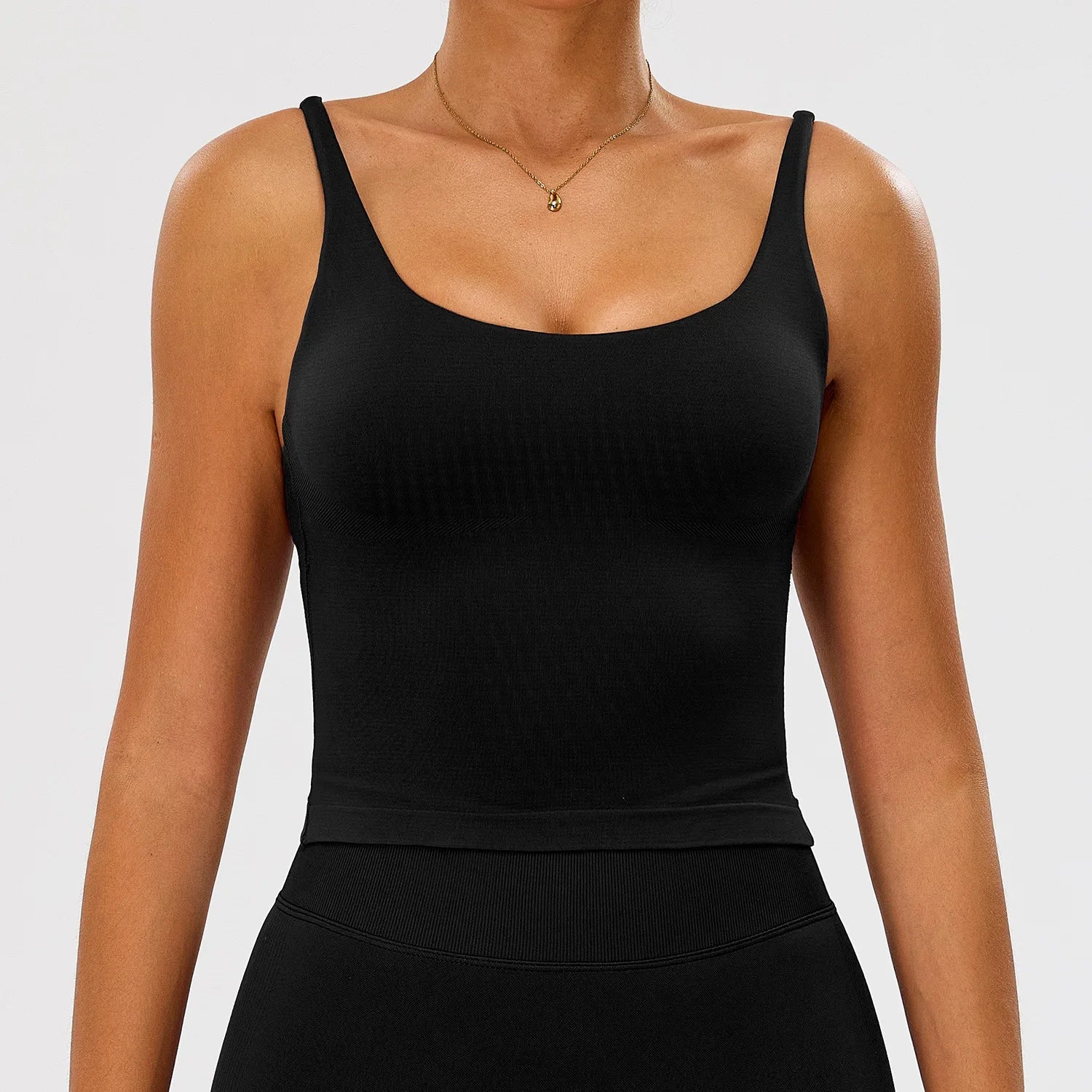 Sexy Gym Top Women Seamless Sports Bra Running Yoga Bra Breathable Sports Underwear Women Neck Hanging Fitness Workout Top Women