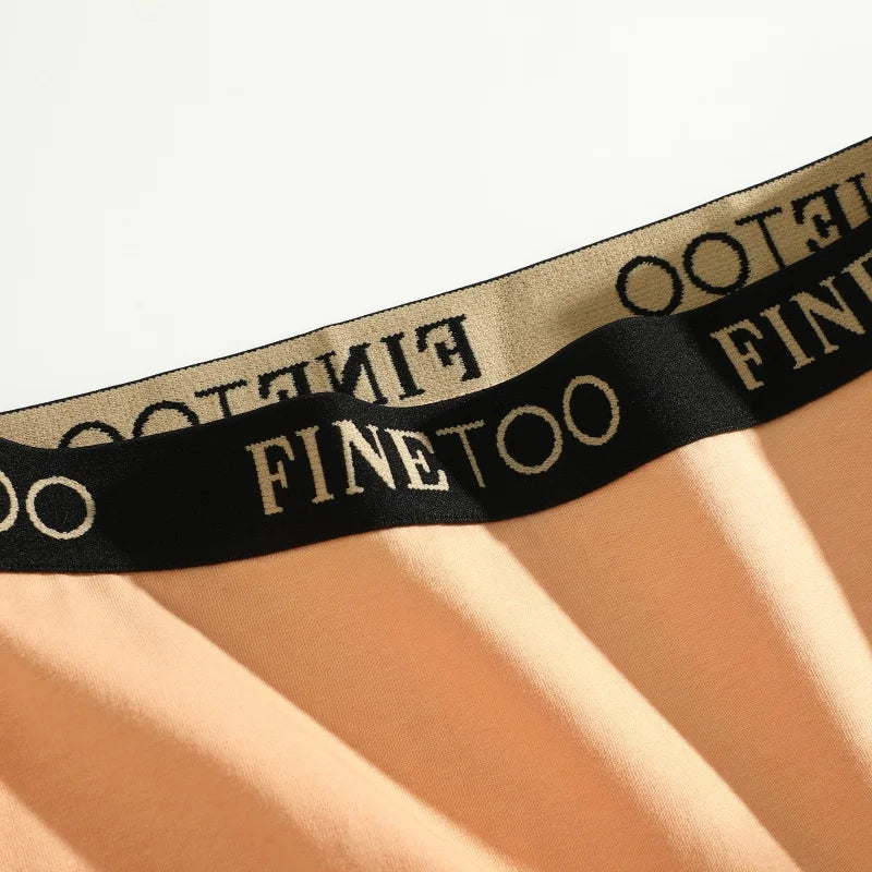 Finetoo 3Pcs Women's Seamless Cotton Briefs Women Plus SizePanties Breathable Underwear Female Low Waist Soft Lingerie S-XXL