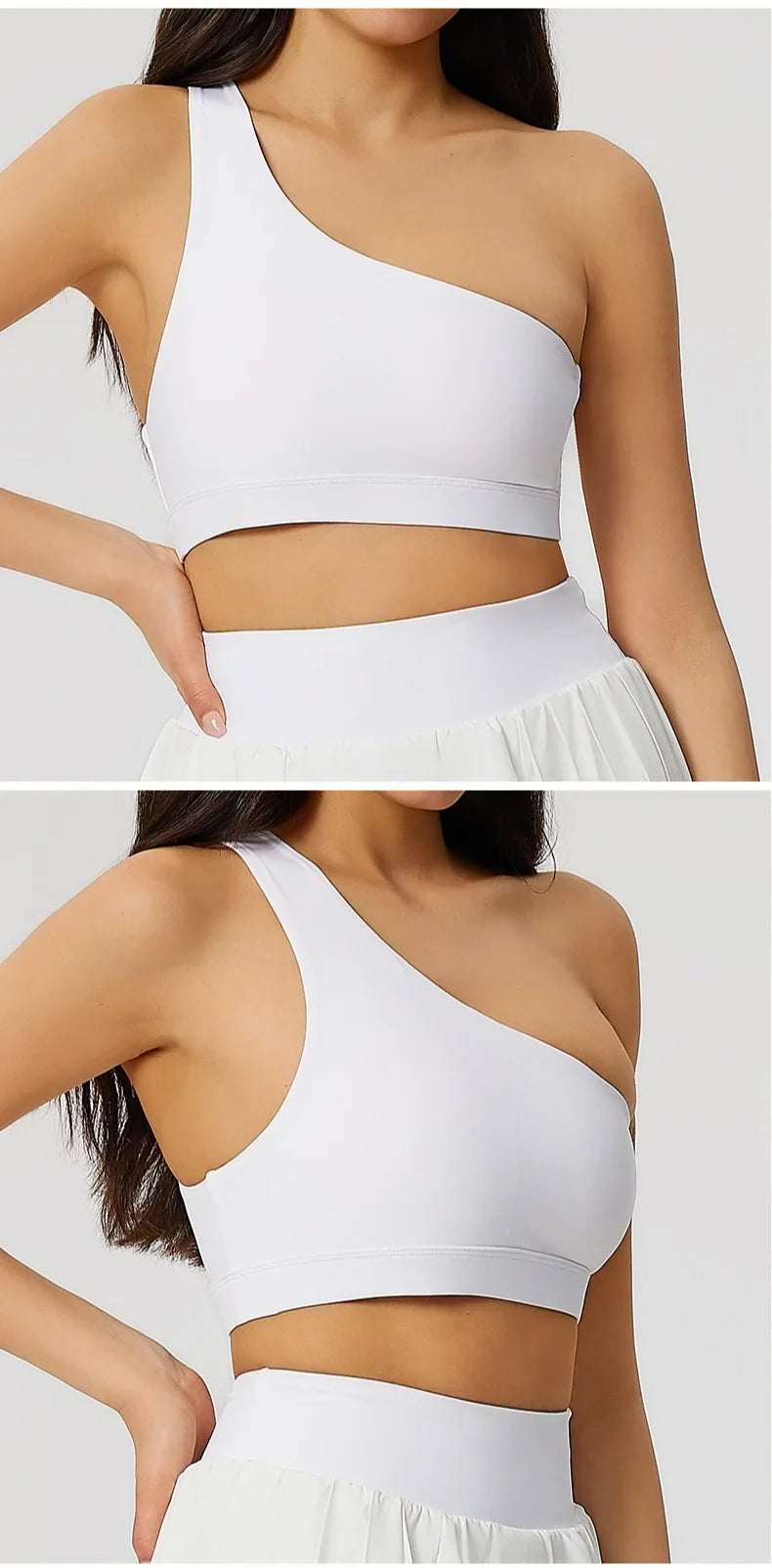 Women's Beautiful Back Gym Sports Underwear Women Shockproof Sport Bra Women Oblique Shoulder Straps Running Fitness Yoga Bra