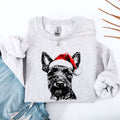 Scottish Terrier Dog Lover Breed Portrait Illustration Vintage Style Cozy Sweatshirt