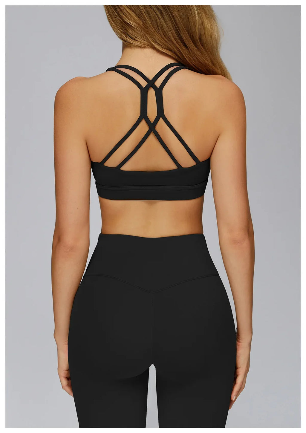 Women Sports Bra Back Cross Top Push Up Fitness Yoga Bra Underwear Sport Tops For Women Breathable Running Vest Bralette Gym Bra