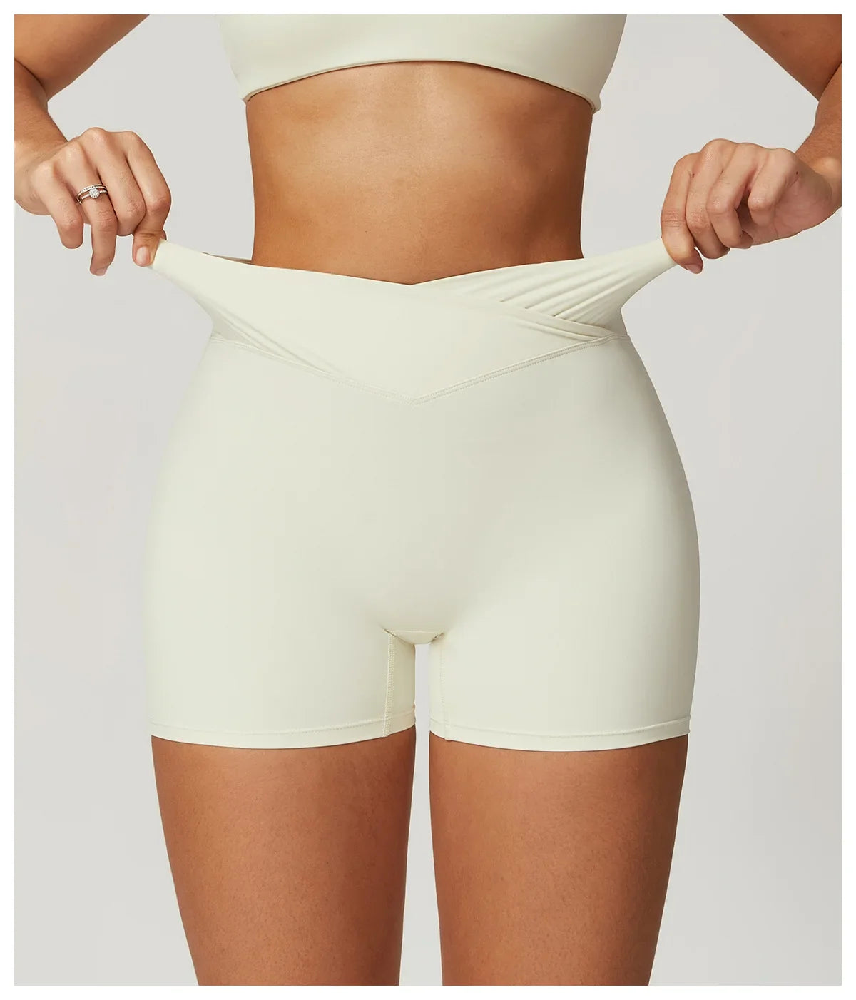 Yoga Shorts Women High Waist Workout Shorts Fitness Yoga Tights Lift Butt Fitness Ladies Yoga Gym Running Short Pants Sportswear