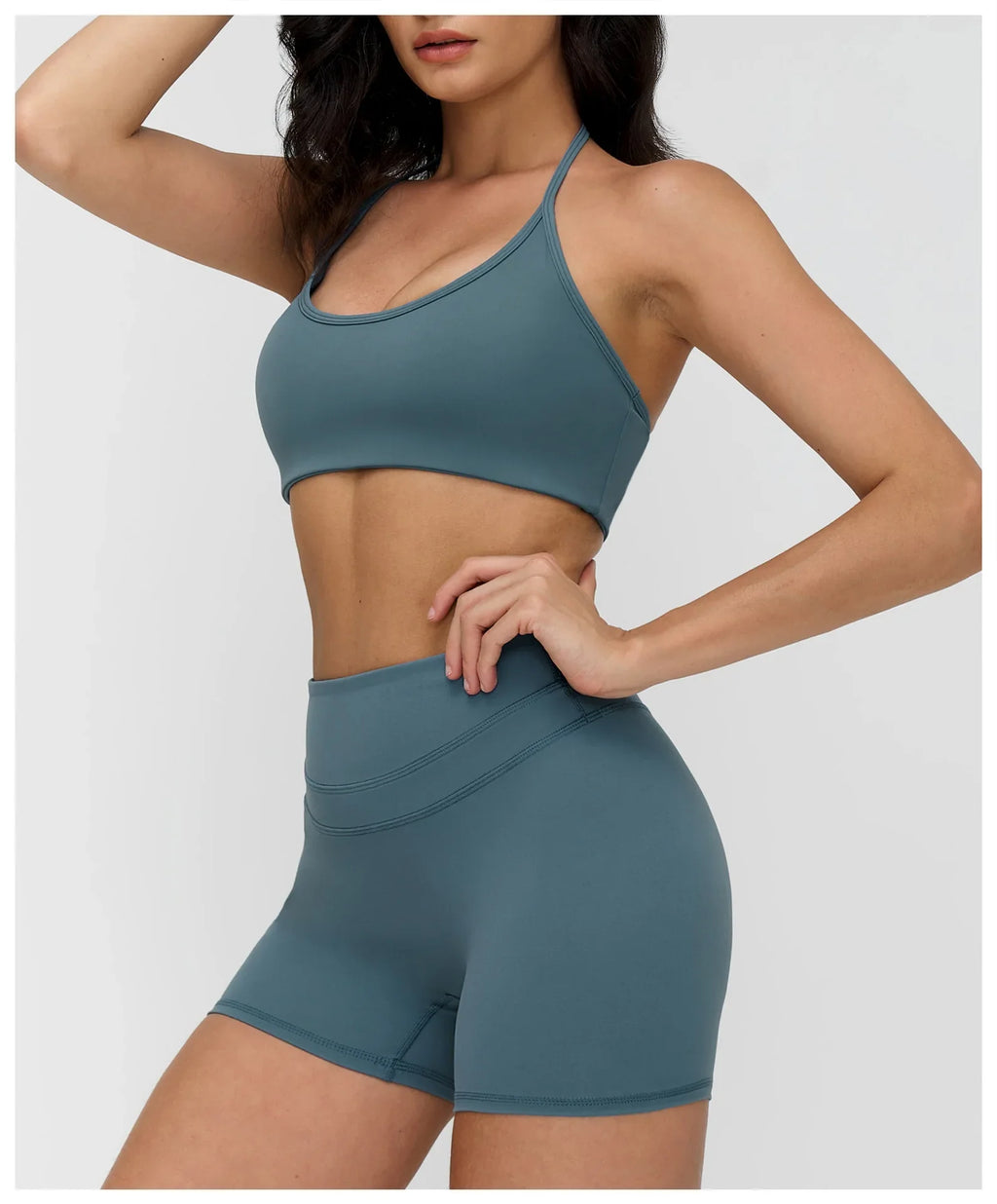 Sexy Gym Top Women Sports Bra Running Hanging Neck Yoga Bra Breathable Sports Underwear Women Fitness Push Up Workout Top Women