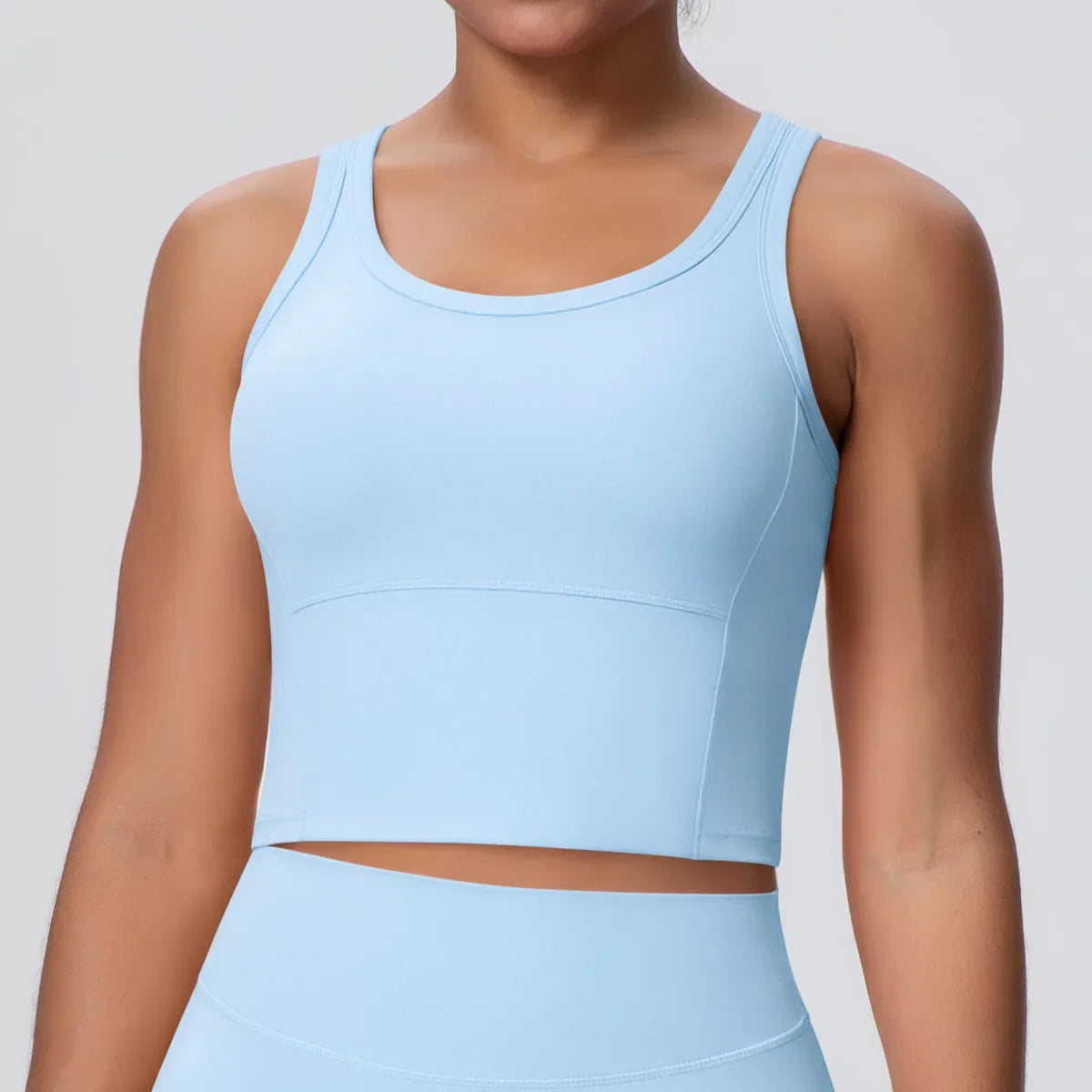 Sports Bra Women's Yoga Bra Fixed Chest Pad Gym Vest Shock-proof Workout Tops Yoga Clothes U-shaped Back Workout Fitness Running