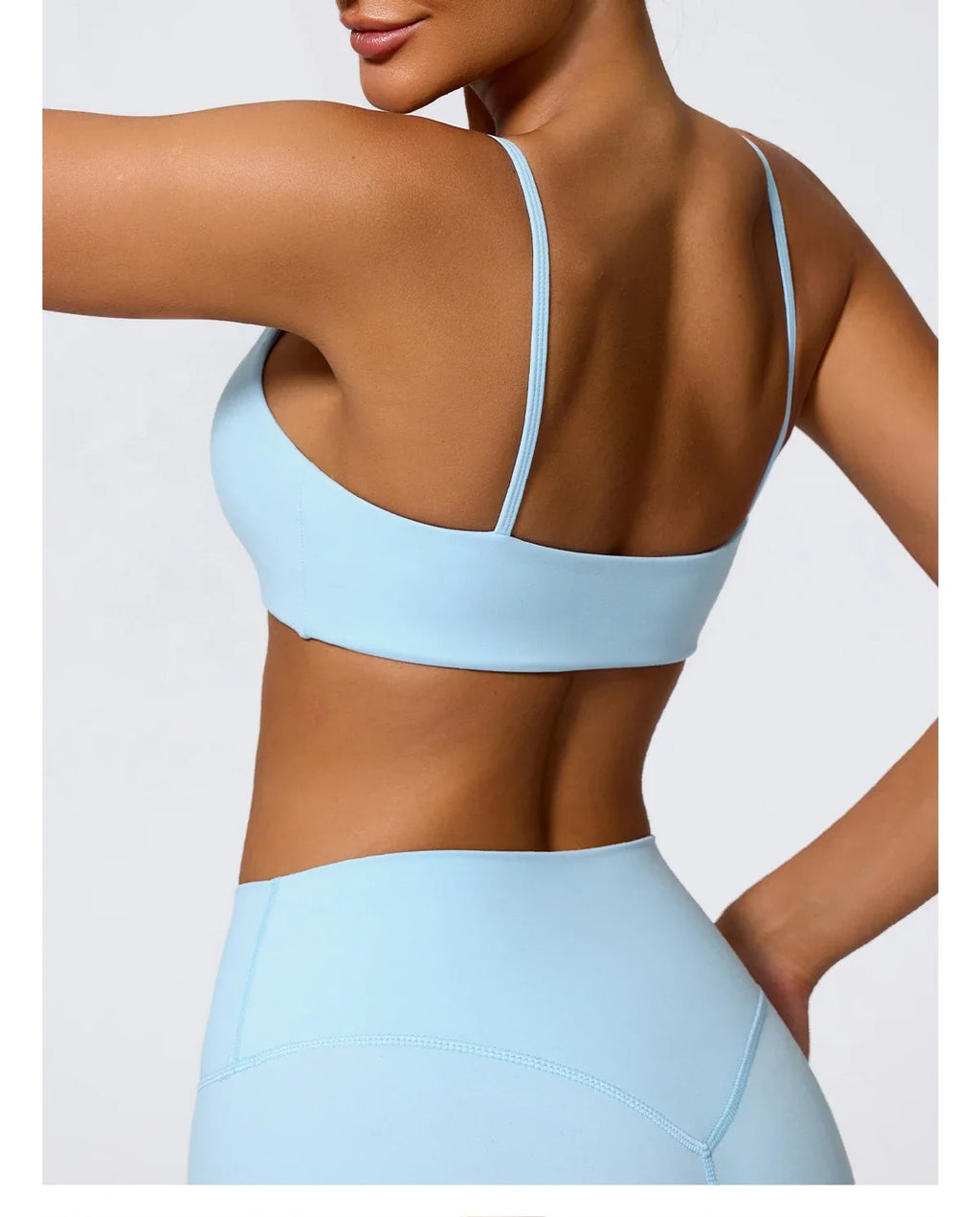 Hearuisavy Summer Super-Soft Women Quick Drying Sports Bra Breathable Gym Workout Top Fitness Underwear Push Up Running Yoga Top