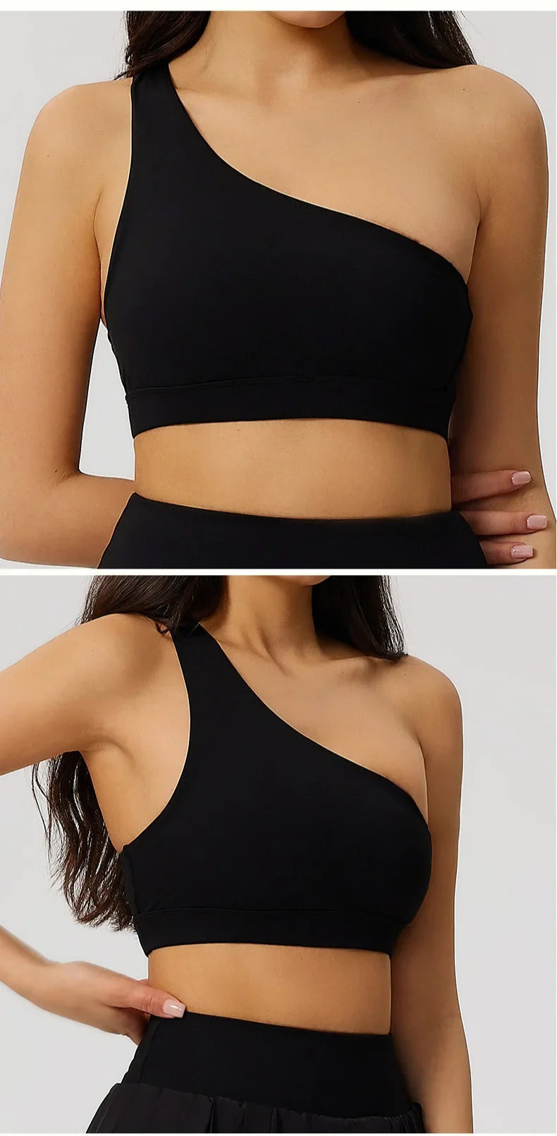 Women's Beautiful Back Gym Sports Underwear Women Shockproof Sport Bra Women Oblique Shoulder Straps Running Fitness Yoga Bra