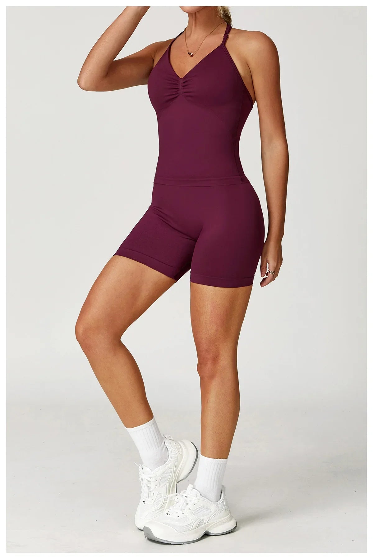 High Waist Shorts Seamless Yoga Shorts Workout Fitness Lift Peach Butt Fitness Tight Gym Running Body Shaper Pants Ribbed Shorts