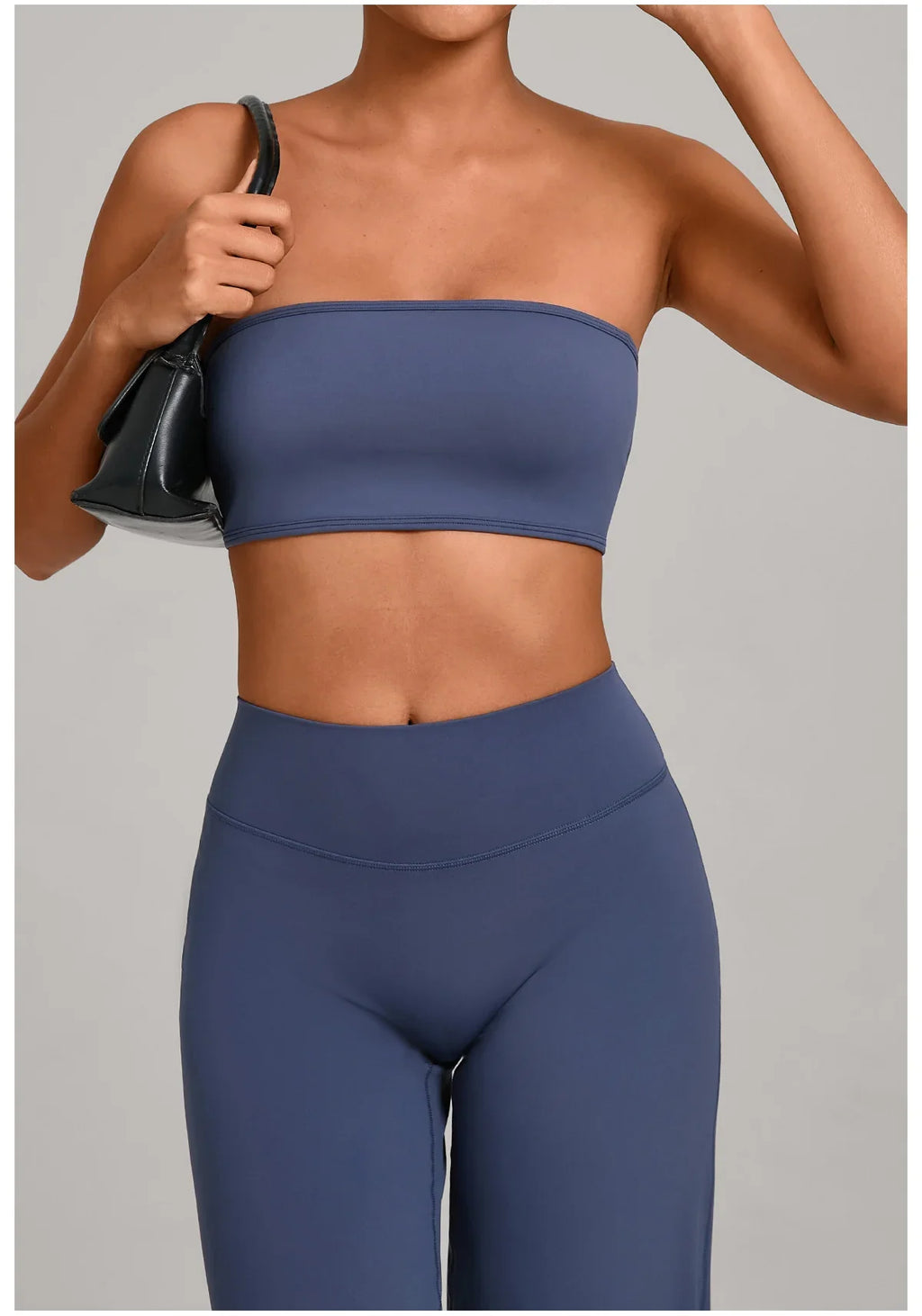Women Strapless Sports Bra Gym Top Quick-Drying Yoga Clothes Women Tube Top Fitness Chest Wrap Underwear Workout Bra Female