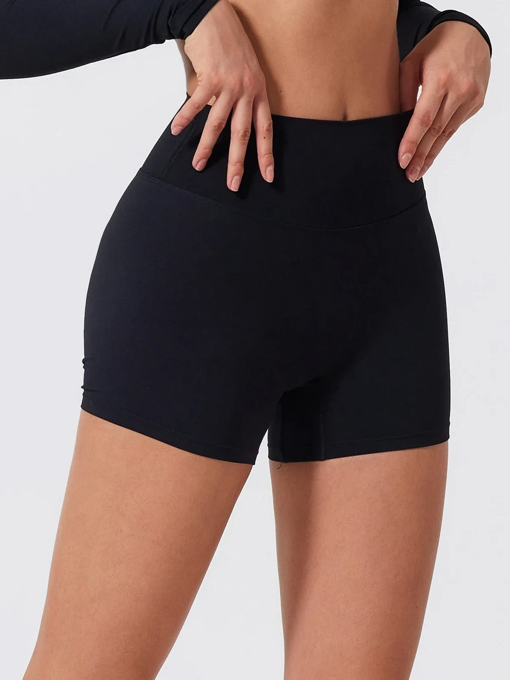 Hearuisavy Summer Elastic Scrunch Yoga Shorts Push Up Gym Leggings Cycling Workout Short Women Quick-Dry High Waist Sports Pants
