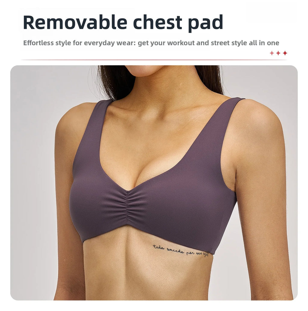 High Impact Sports Bra Push Up Gym Underwear Sexy Women Breathable Yoga Clothes High Quality Fitness Bra Workout Top Female