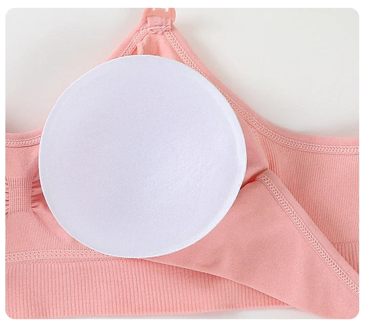 Nursing women's Wire-free Front Buckle Pregnant Bra Plus Size Nursing Adjustable Push-up Bra Underwear Plus Up
