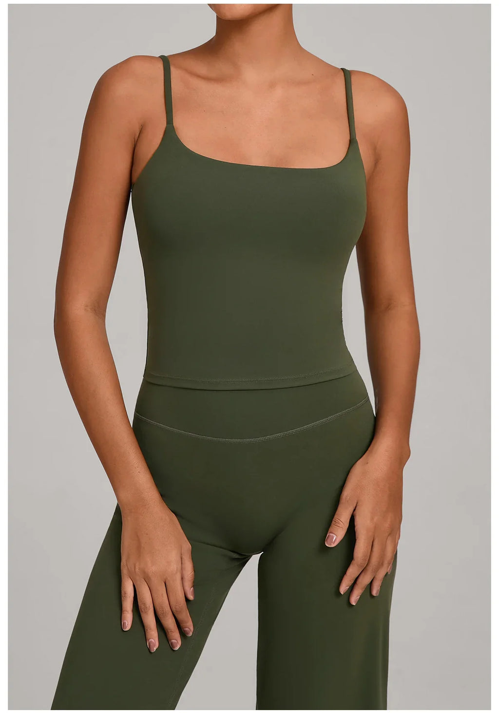 JUREN Shockproof Yoga Vest Running Gym Tank Top Women Fitness Underwear Quick-Dry Workout Bra Female Sports Sleeveless Top Women