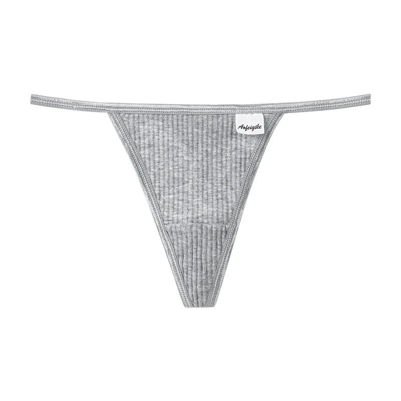 Sports Cotton Sexy Women's Panties Simple Thongs Lingerie Briefs Female Underwear G-Strings Hot T-Back Breathable Underpants