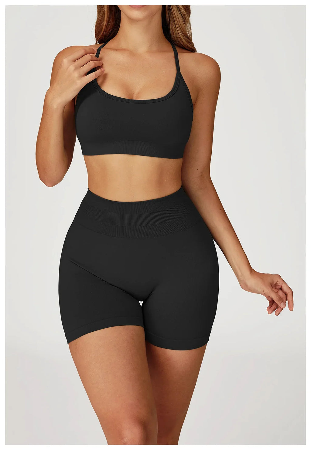 Women Seamless Yoga Sports Bra Breathable Shock Proof Gym Workout Fitness Push up Top Yoga Running Active Sportswear Vest Bra