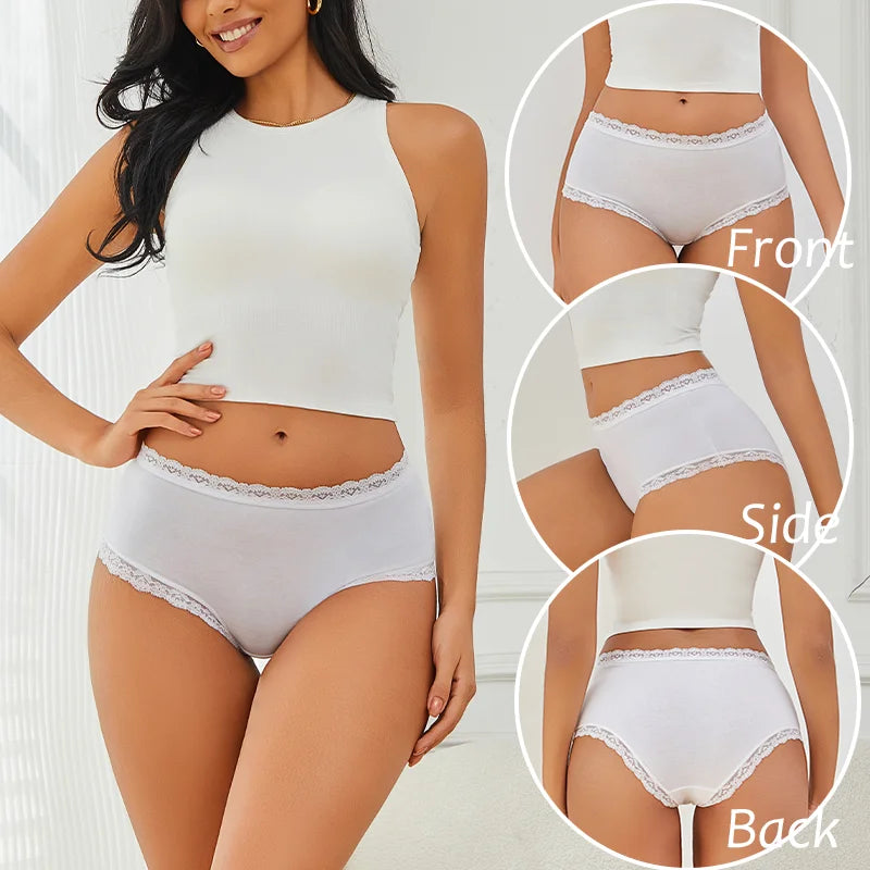 Women's Seamless Cotton Briefs Women Panties Solid Color Breathable Underwear Female Low Waist Soft Lingerie S-XXL