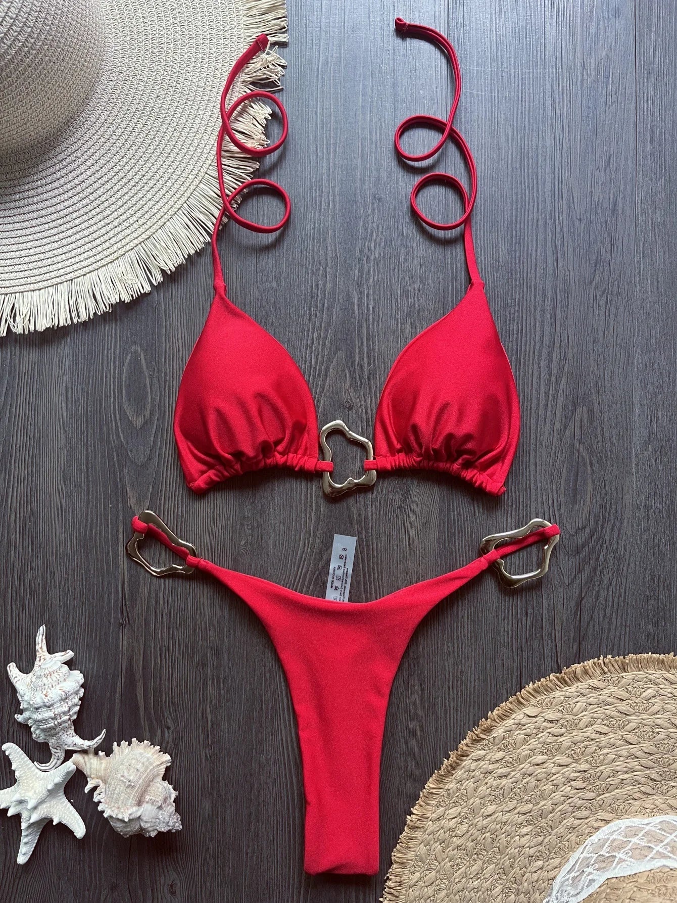 Sexy Black Orange Micro Bikini 2026 Women Metal Circle Push Up Bra Thong Swimsuit Summer Bathing Suit Holiday Swimwear Biquini
