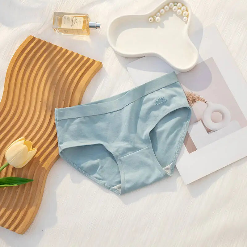 Women's Cotton Underwear Panty Cute Sexy Panties Female Seamless Underpants Solid Color Panty Intimates Women Lingerie S-XL
