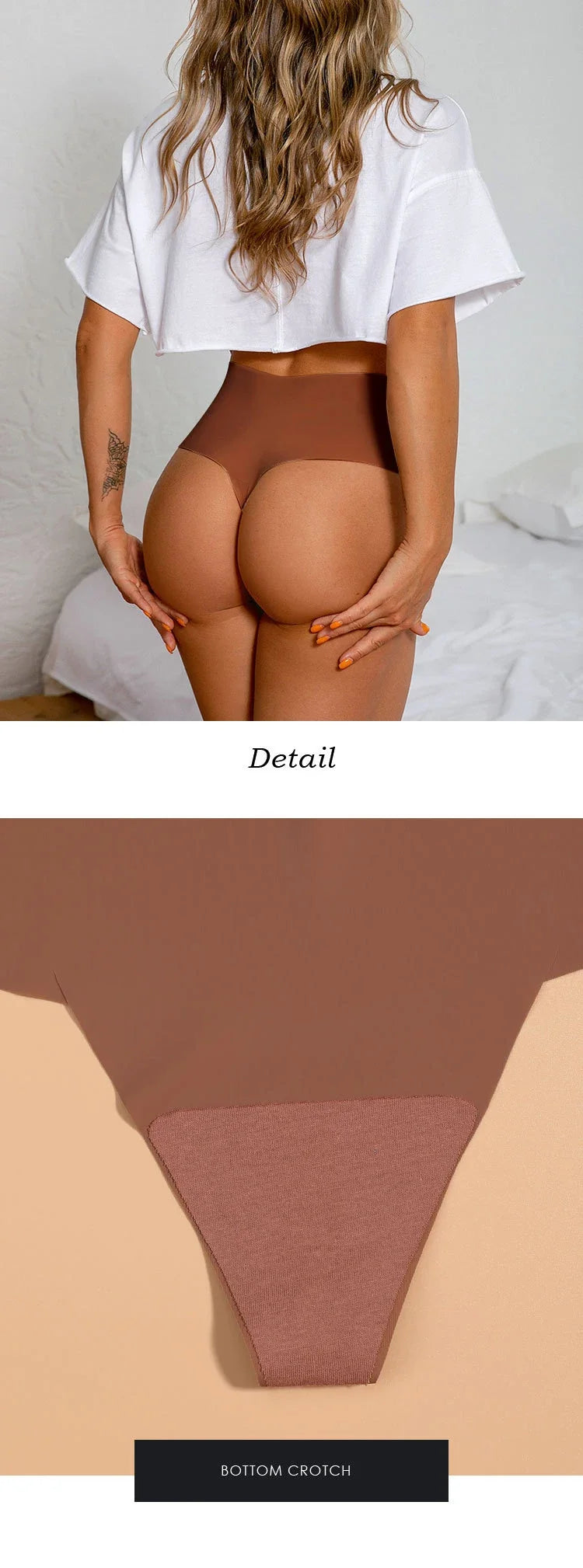 Ice Silk Women Panties Sexy Thong Briefs Yoga Seamless G String Quick Drying Underwear Simple Mid Waist Traceless Thin Sports