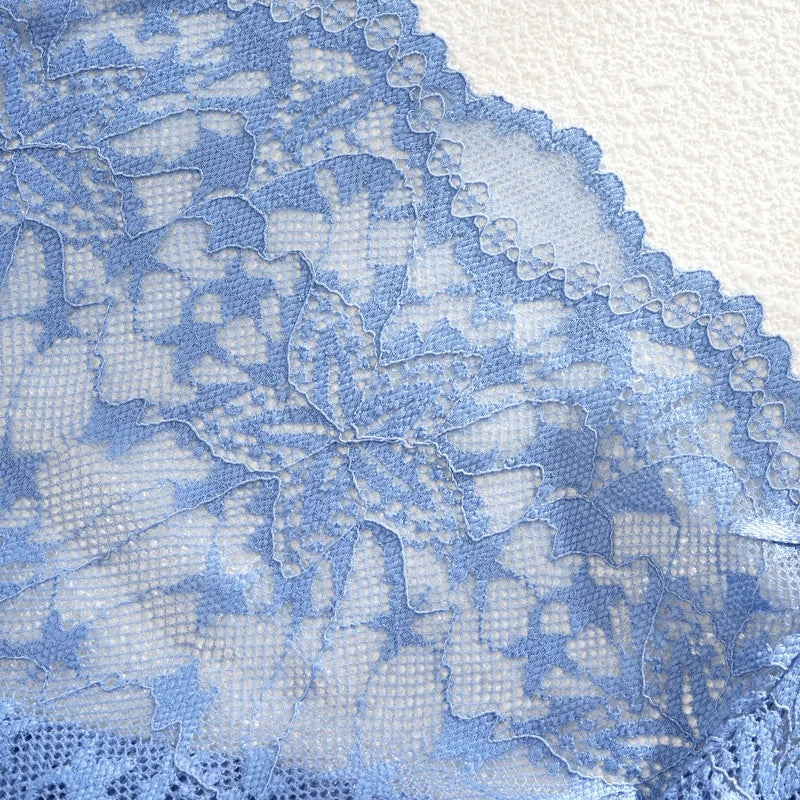 4Pcs Lace Sexy Lingerie Female Low-Waist Breathable Lingerie Hollow Out Comfortable Underpants Transparent Sexy Intimates S-XXL